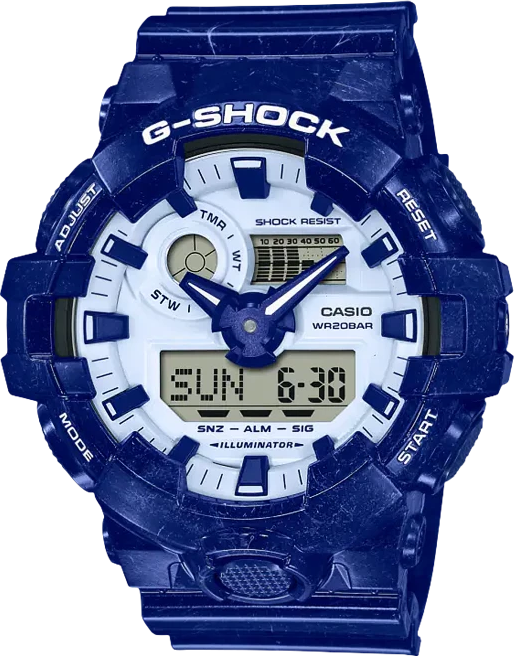 купить часы наручные часы casio g-shock ga-700bwp-2a с бесплатной доставкой | Купите часы КАСИО в интернет-магазине дилера CASIO.BAZA