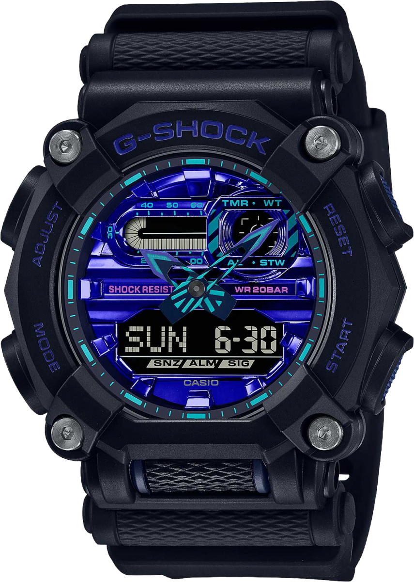 купить часы наручные часы casio g-shock ga-900vb-1a с бесплатной доставкой | Купите часы КАСИО в интернет-магазине дилера CASIO.BAZA